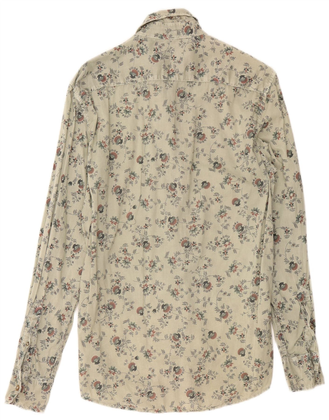 Benetton Herreskjorte Medium Grey Floral