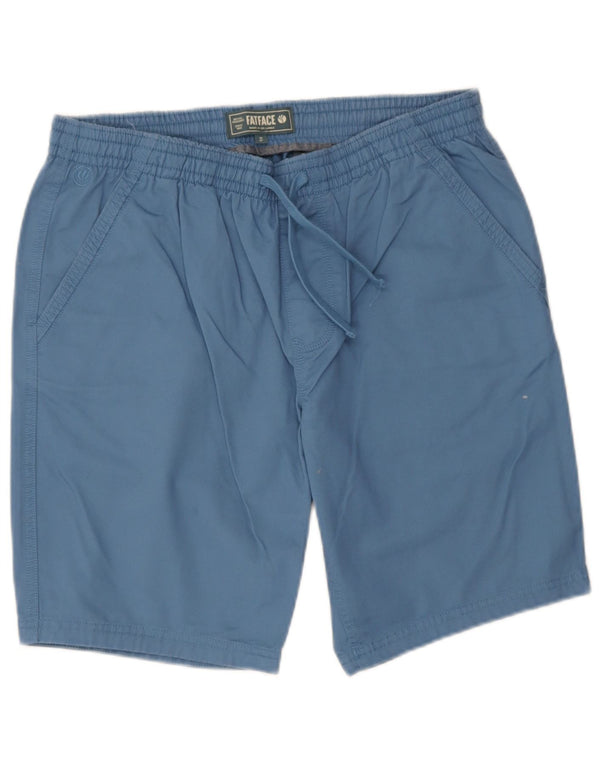 Fat Face Mens Chino Shorts W36 Large Blue Cotton