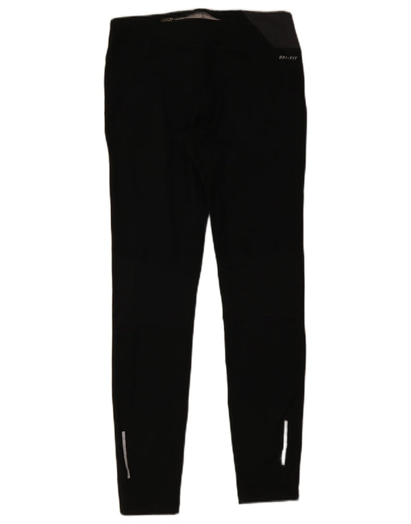 Nike Legging Dri Fit pour femme UK 12 Polyester color block noir moyen