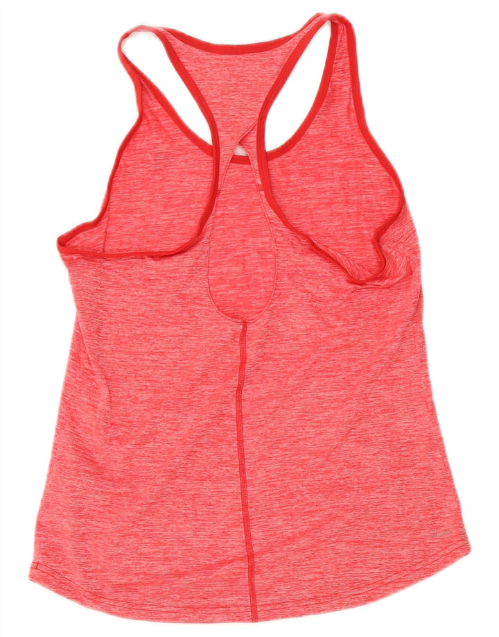 Adidas Womens Climalite Vest Top UK 12/14 Medium Pink Flecked Polyester