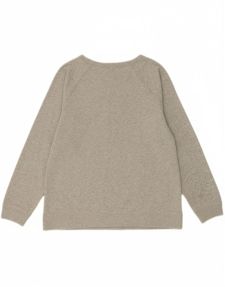GAP Womens Graphic Sweatshirt Jumper UK 18 XL Grey Cotton Vintage Gap and Second-Hand Gap from Messina Hembry 