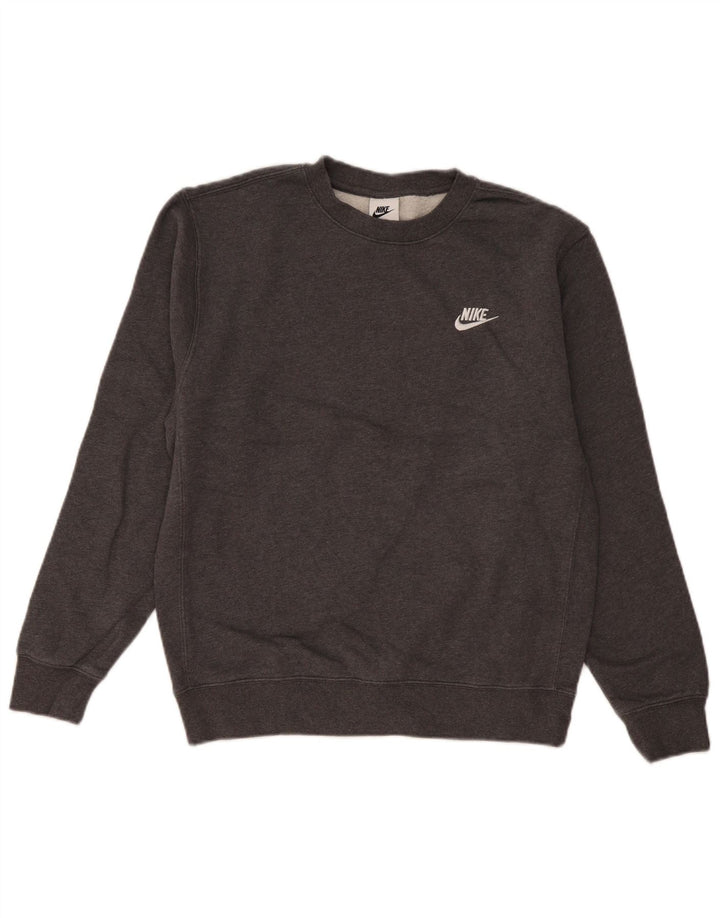 Pulover Nike pentru bărbați, bumbac, gri mic