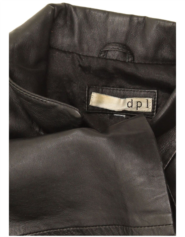 DPL Jachetă de piele pentru femei UK 12 Medium Black