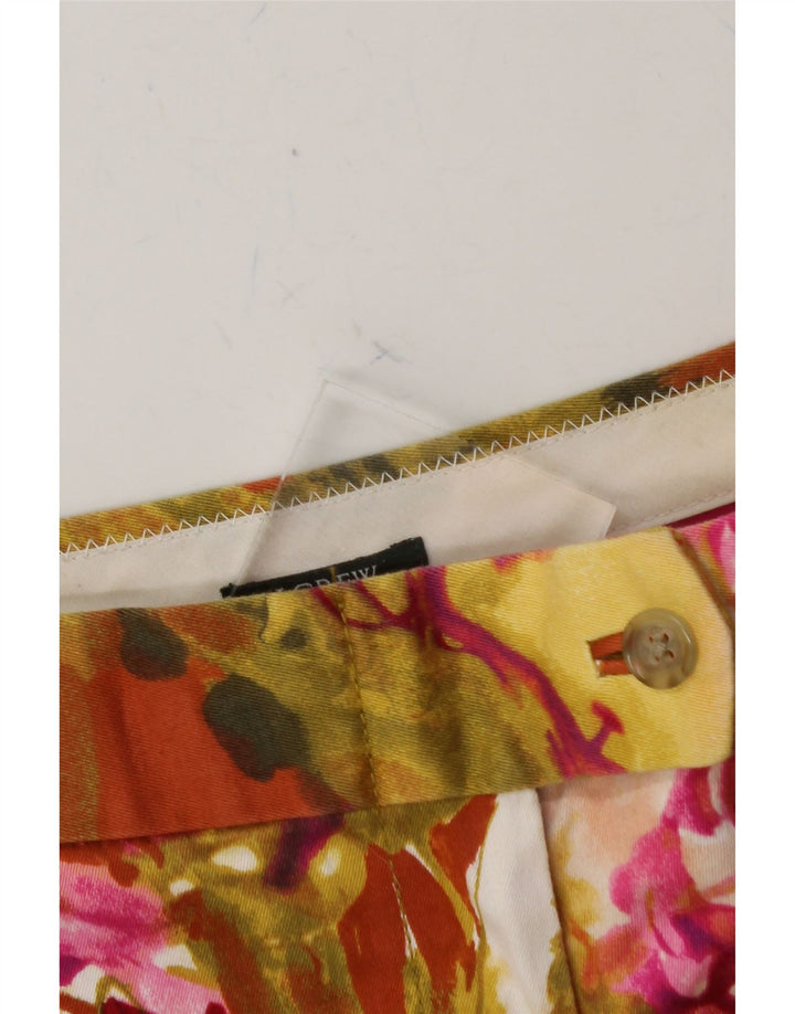 J. CREW Womens Chino Shorts US 4 Small W32 Multicoloured Tie Dye Cotton Vintage J. Crew and Second-Hand J. Crew from Messina Hembry 