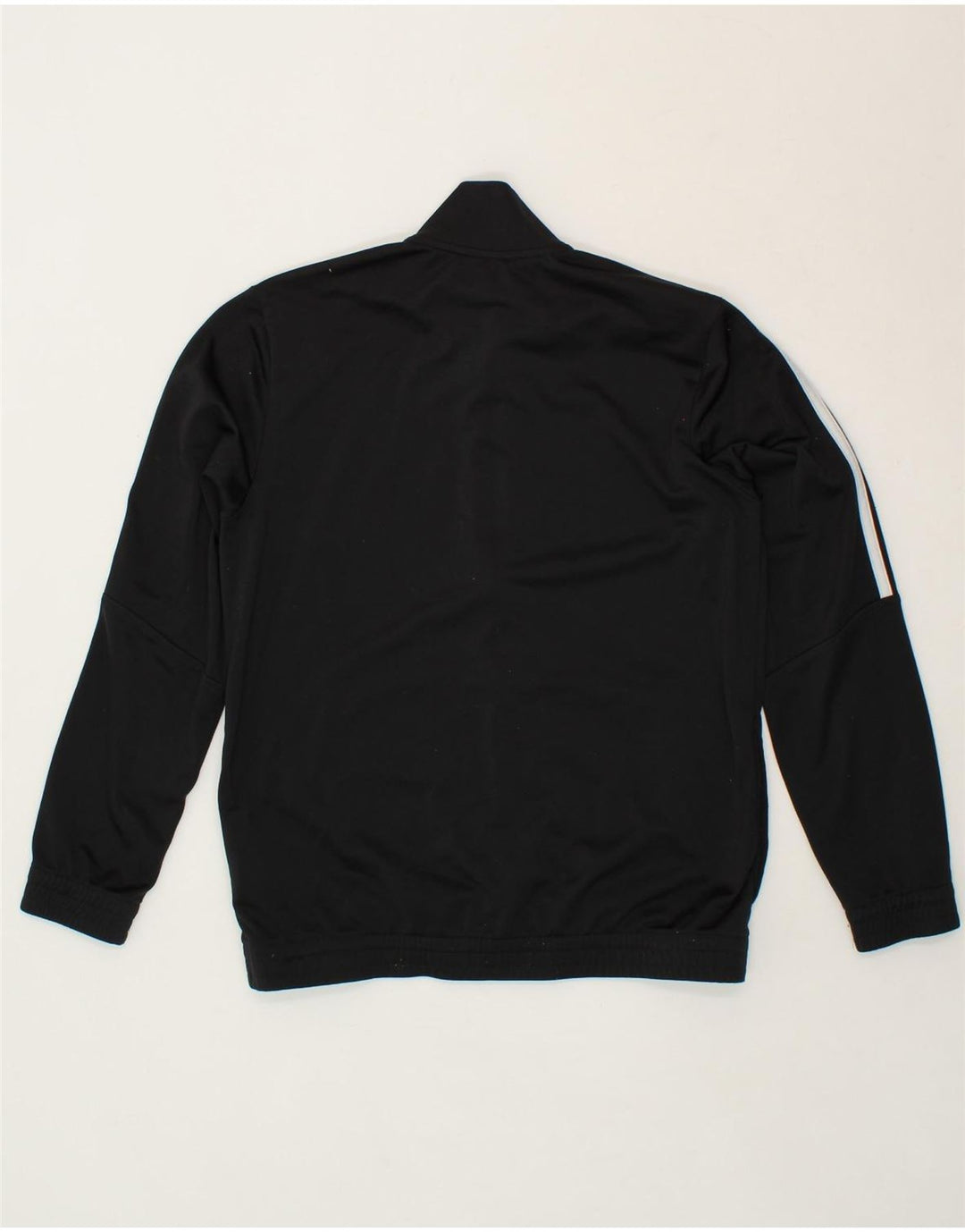 ADIDAS Boys Tracksuit Top Jacket 13-14 Years Black Polyester Vintage Adidas and Second-Hand Adidas from Messina Hembry 