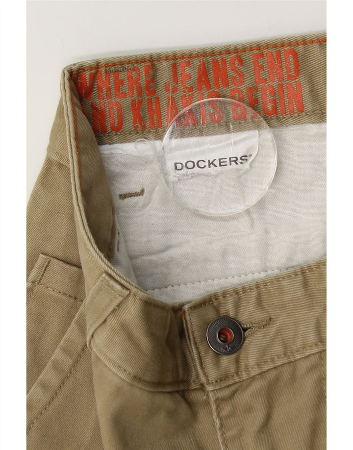 Dockers Mens Slim Chino Trousers W28 L30 Beige