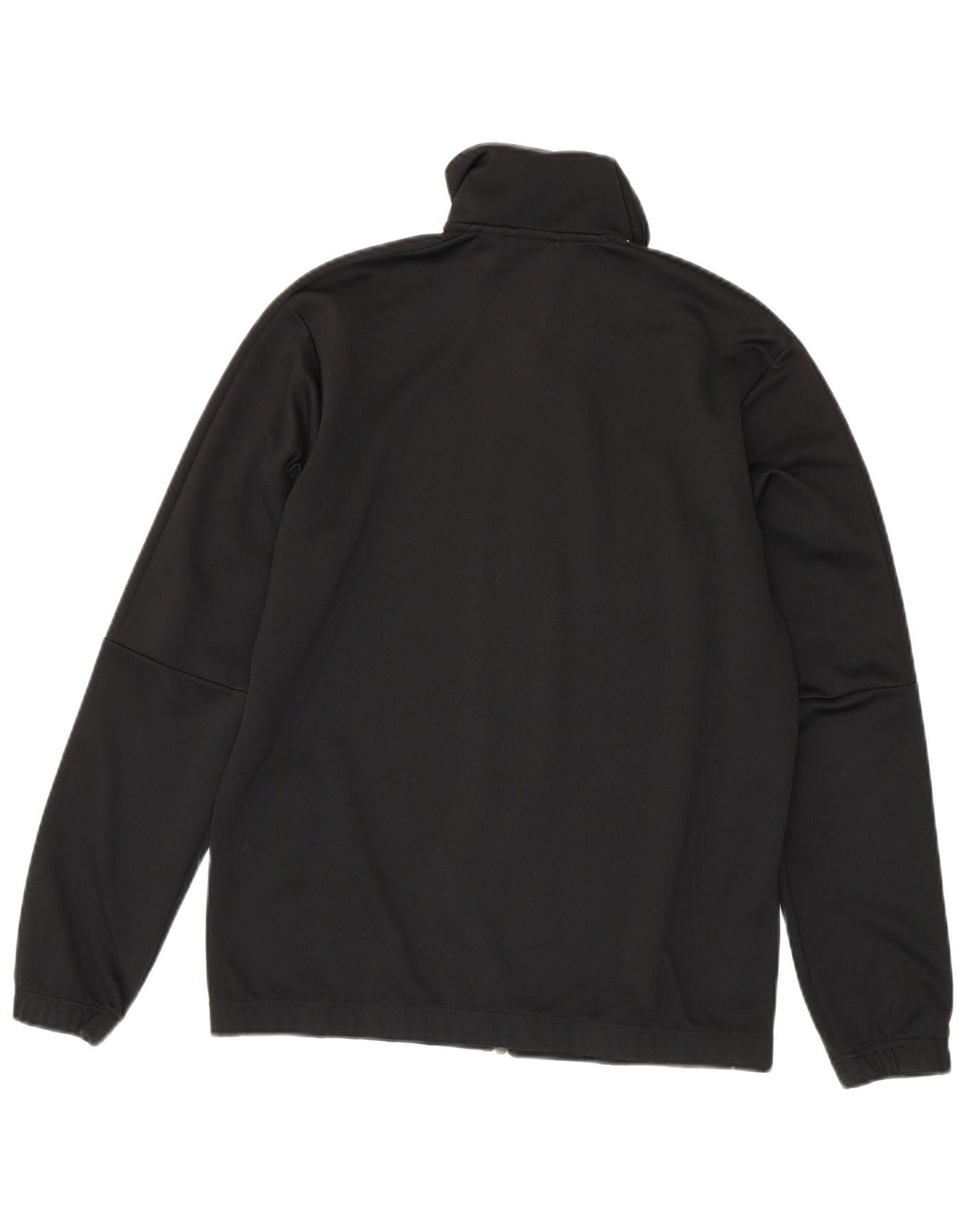 ADIDAS Mens Tracksuit Top Jacket UK 42/44 Large Black Polyester