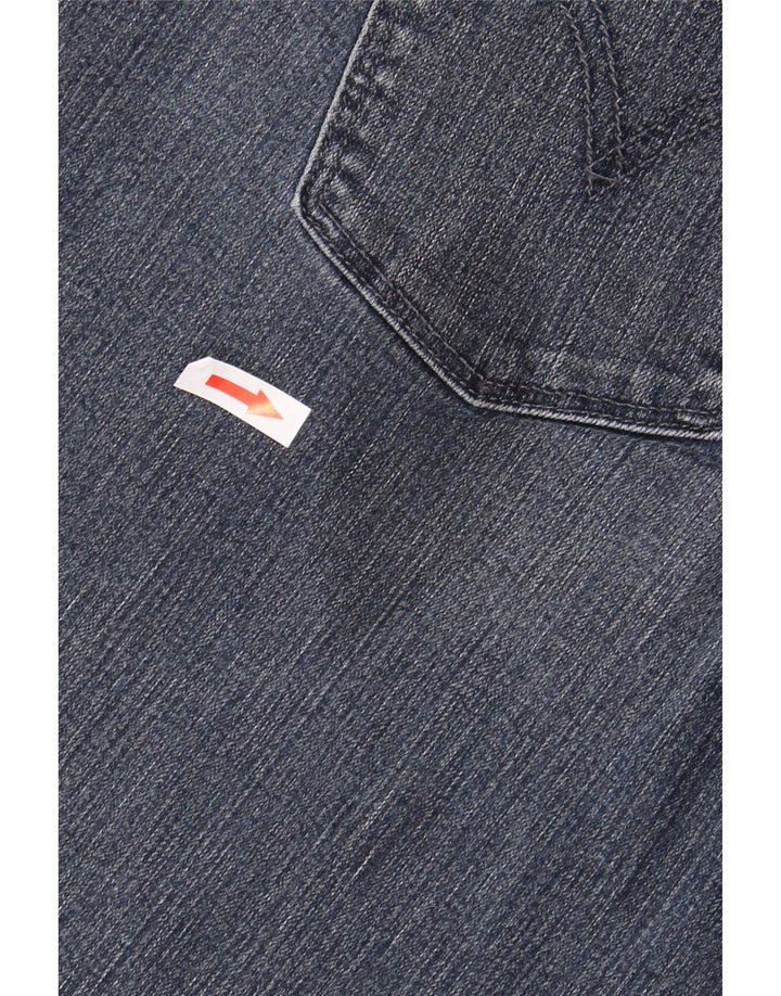 LEVI'S Womens 505 Straight Jeans US 8 Medium W29 L32 Navy Blue Cotton
