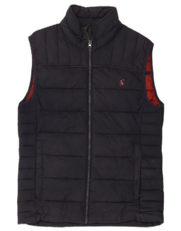 Joules Womens Oversized acolchoado Gilet UK 10 pequeno poliéster azul marinho