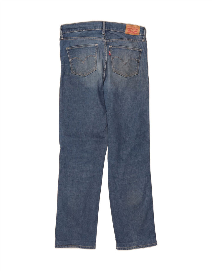 LEVI'S Womens 314 Shaping Straight Jeans W28 L29 Blue Cotton Vintage Levi's and Second-Hand Levi's from Messina Hembry 