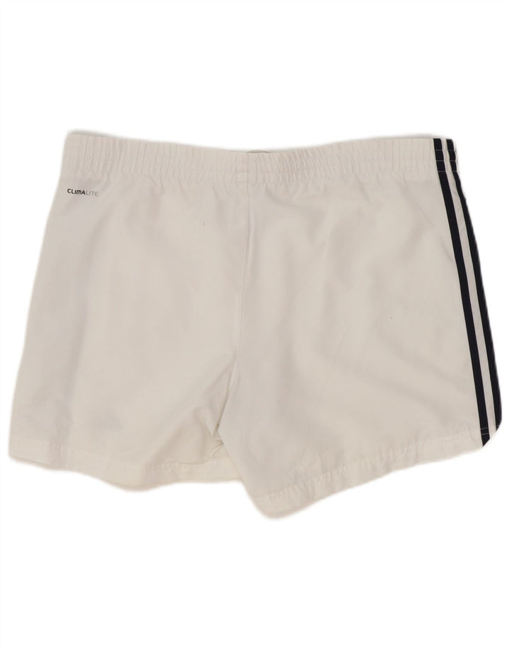 Adidas Mens Clima 365 Sport Shorts Small White Polyester