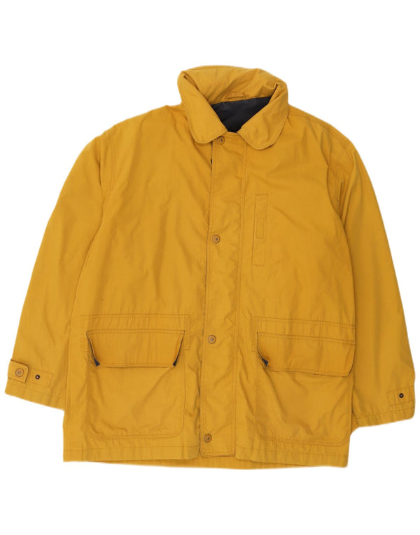 Jaqueta utilitária masculina com capuz Green Leaves UK 42 XL amarela