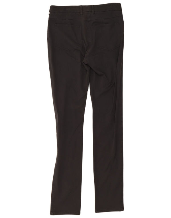Hobbs Womens Slim Casual Trousers UK 10 Small W29 L32 Grey Cotton