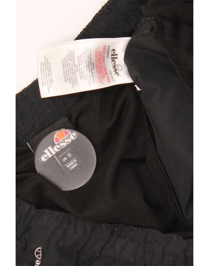 Ellesse Mens Graphic Swimming Shorts Small Black Polyester