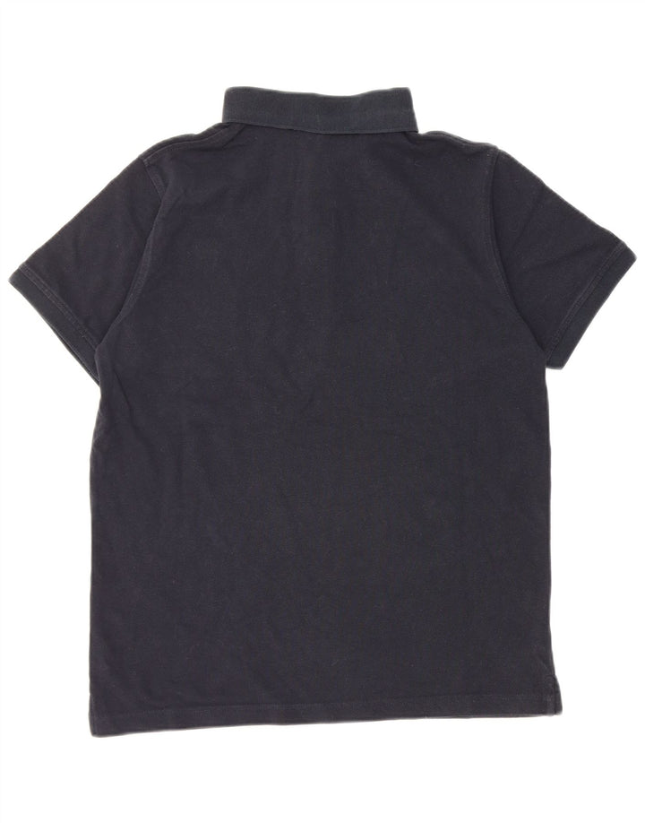 Lyle & Scott Mens Polo Shirt Medium Navy Blue Cotton
