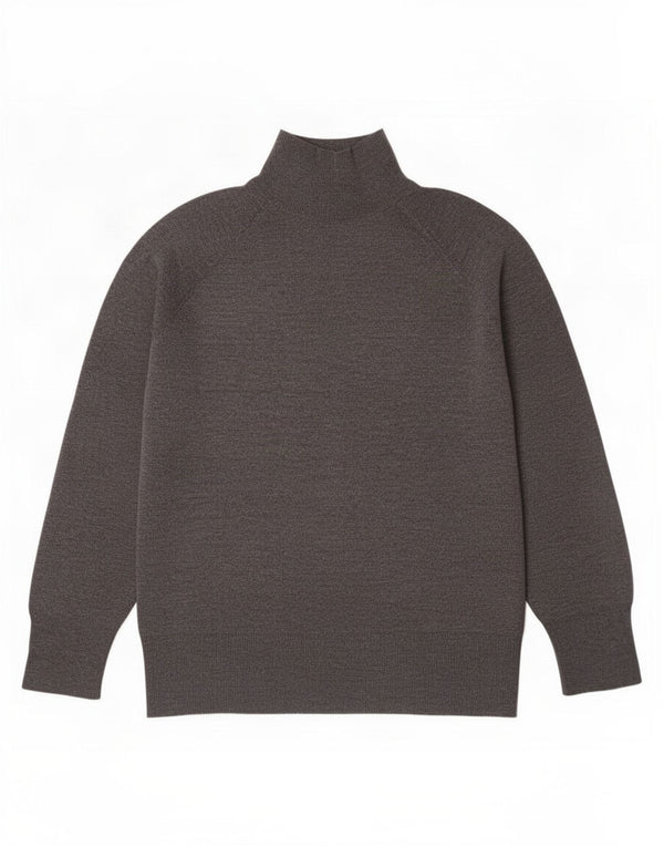 Pulover pentru femei cu gât țestoasă Zara UK 16 mare, gri, viscoză
