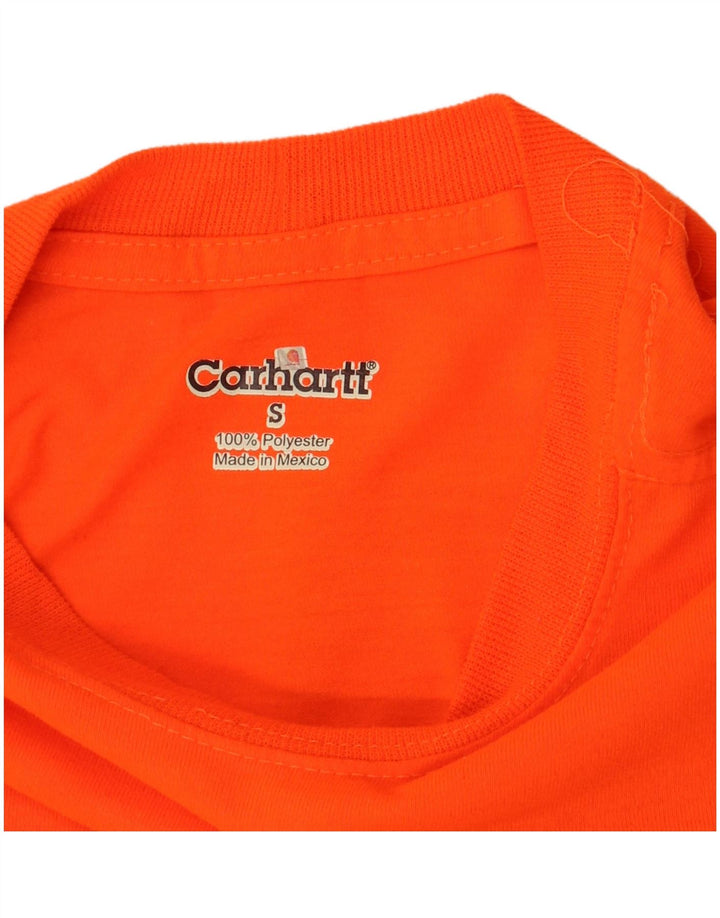 Carhartt Hombre Top Manga Larga Pequeño Poliéster Naranja