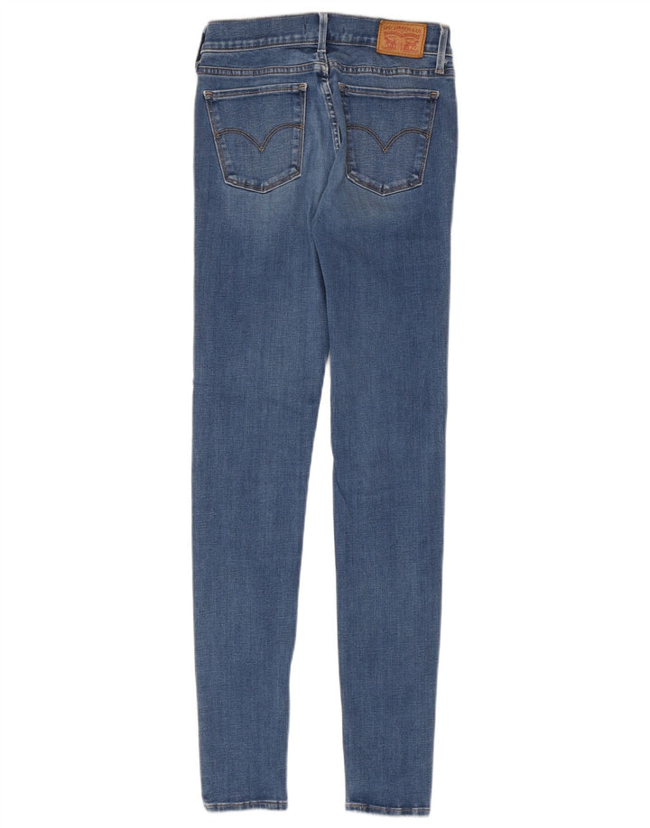 LEVI'S Womens 710 Super Skinny Jeans W27 L32 Blue