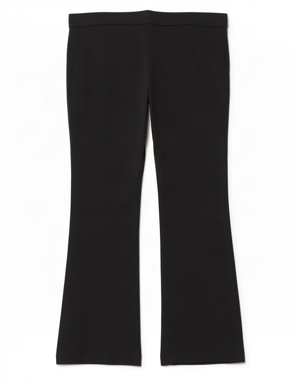 Marks & Spencer Damen Bootcut Freizeithose UK 18 XL W38 L27 Schwarz