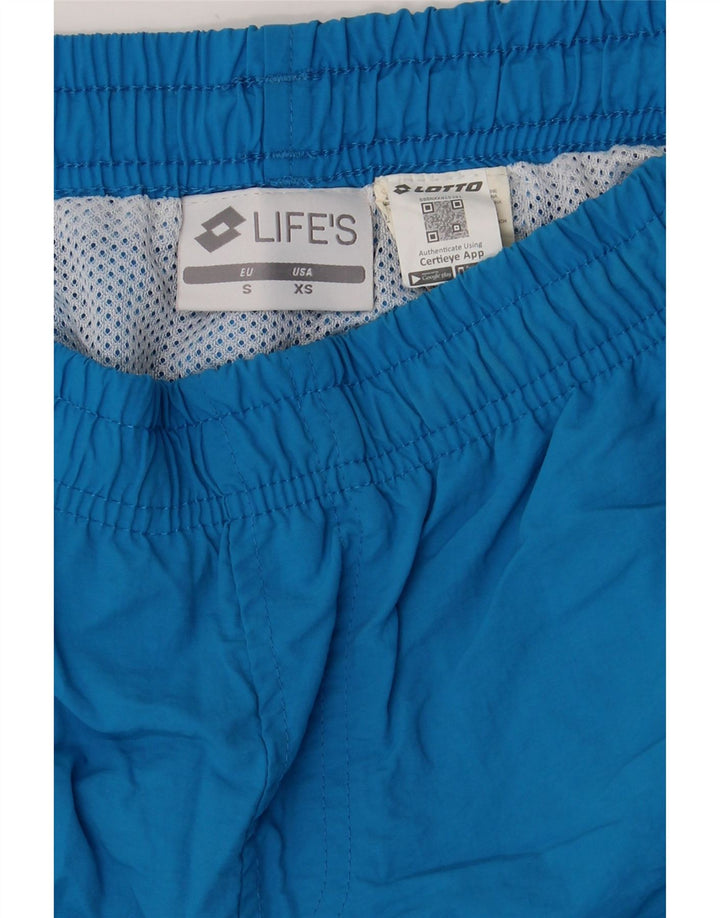LOTTO Mens Swimming Shorts Small  Blue Nylon Vintage Lotto and Second-Hand Lotto from Messina Hembry 