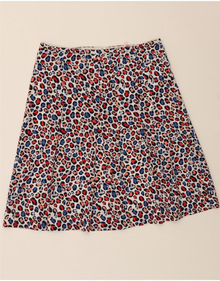 VINTAGE Womens A-Line Skirt EU 40 Medium W32  Multicoloured Animal Print Vintage Vintage and Second-Hand Vintage from Messina Hembry 