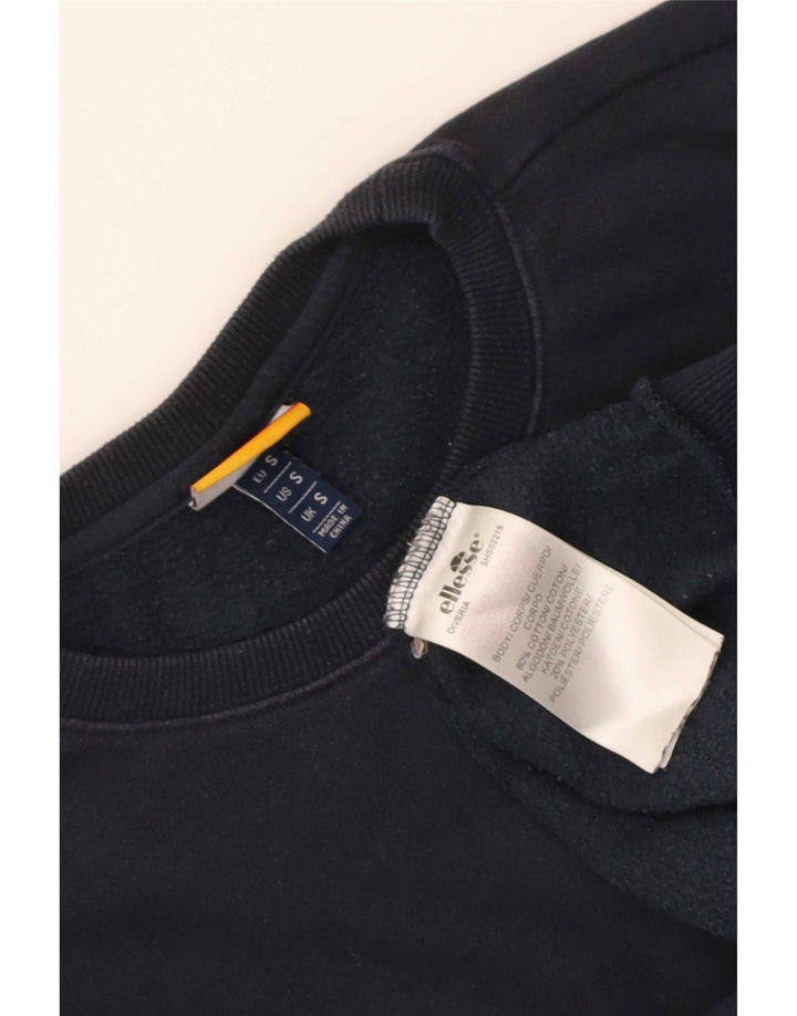 Felpa da uomo Ellesse Maglione piccolo blu navy in cotone