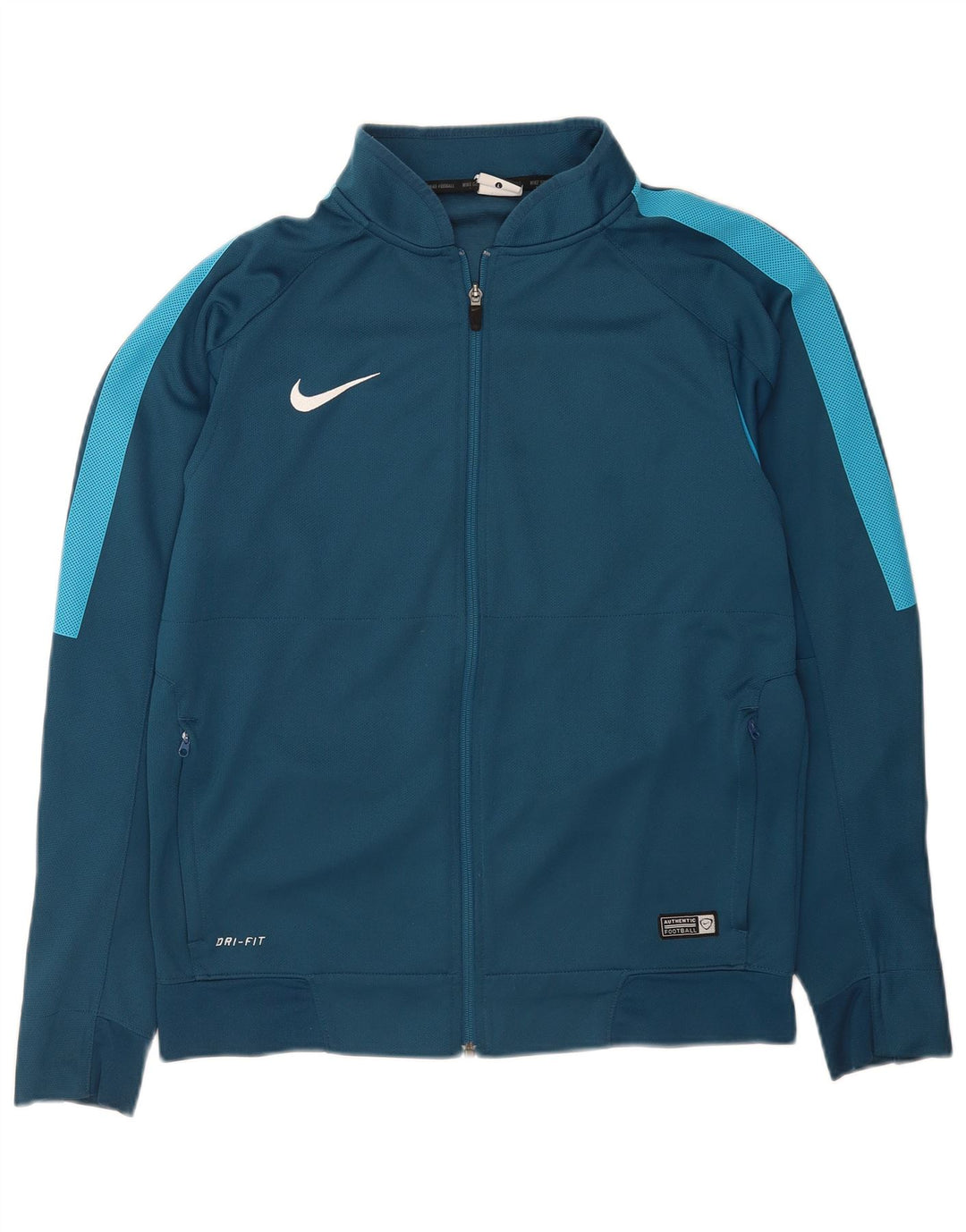 Giacca da tuta Nike Dri Fit da uomo, grande, in poliestere color block blu