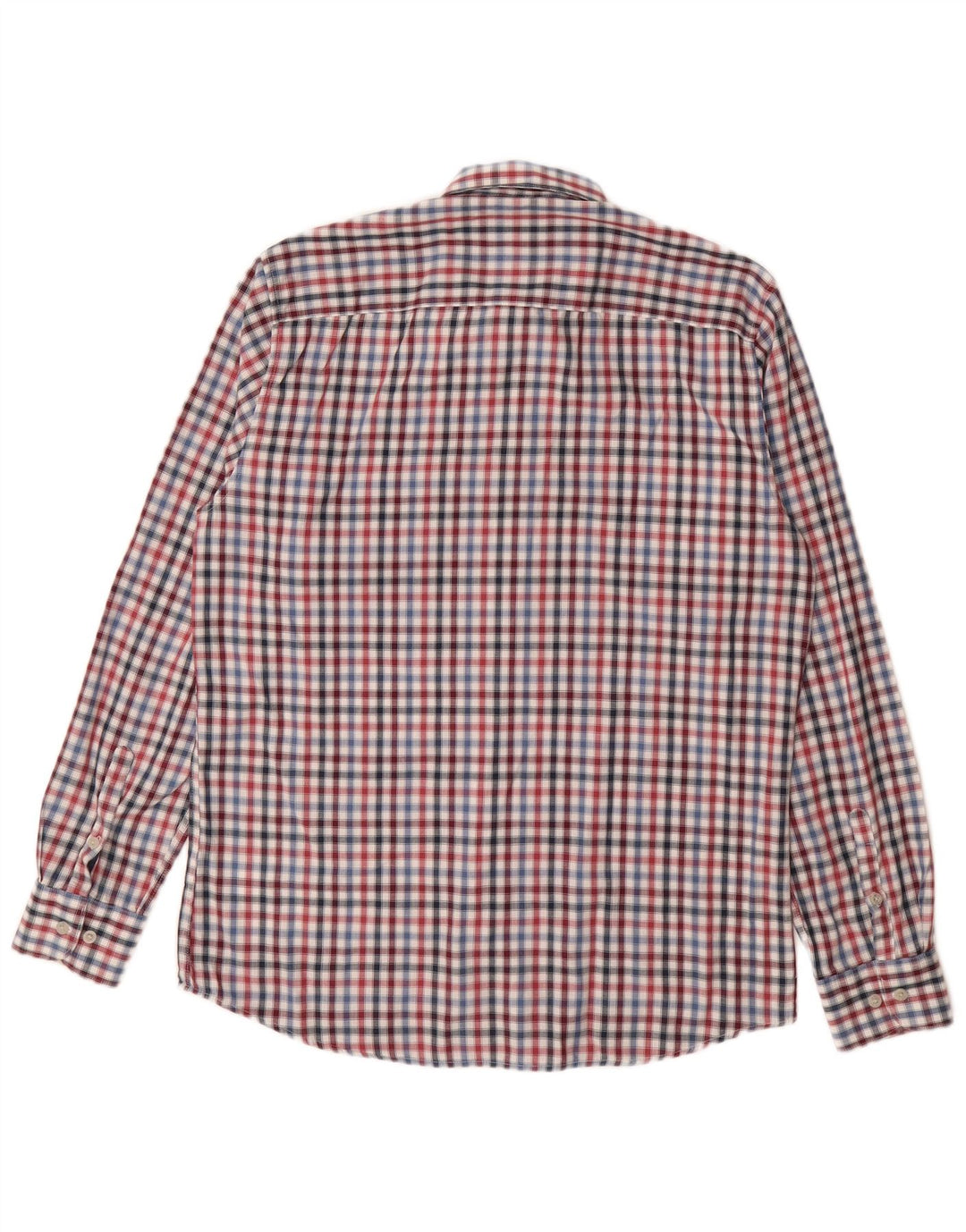 LERROS Mens Flannel Shirt Medium Red Check Cotton