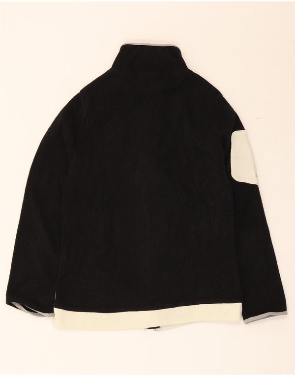Good Year Womens Fleece Jacket UK 10 Small Black Colourblock Polyester
