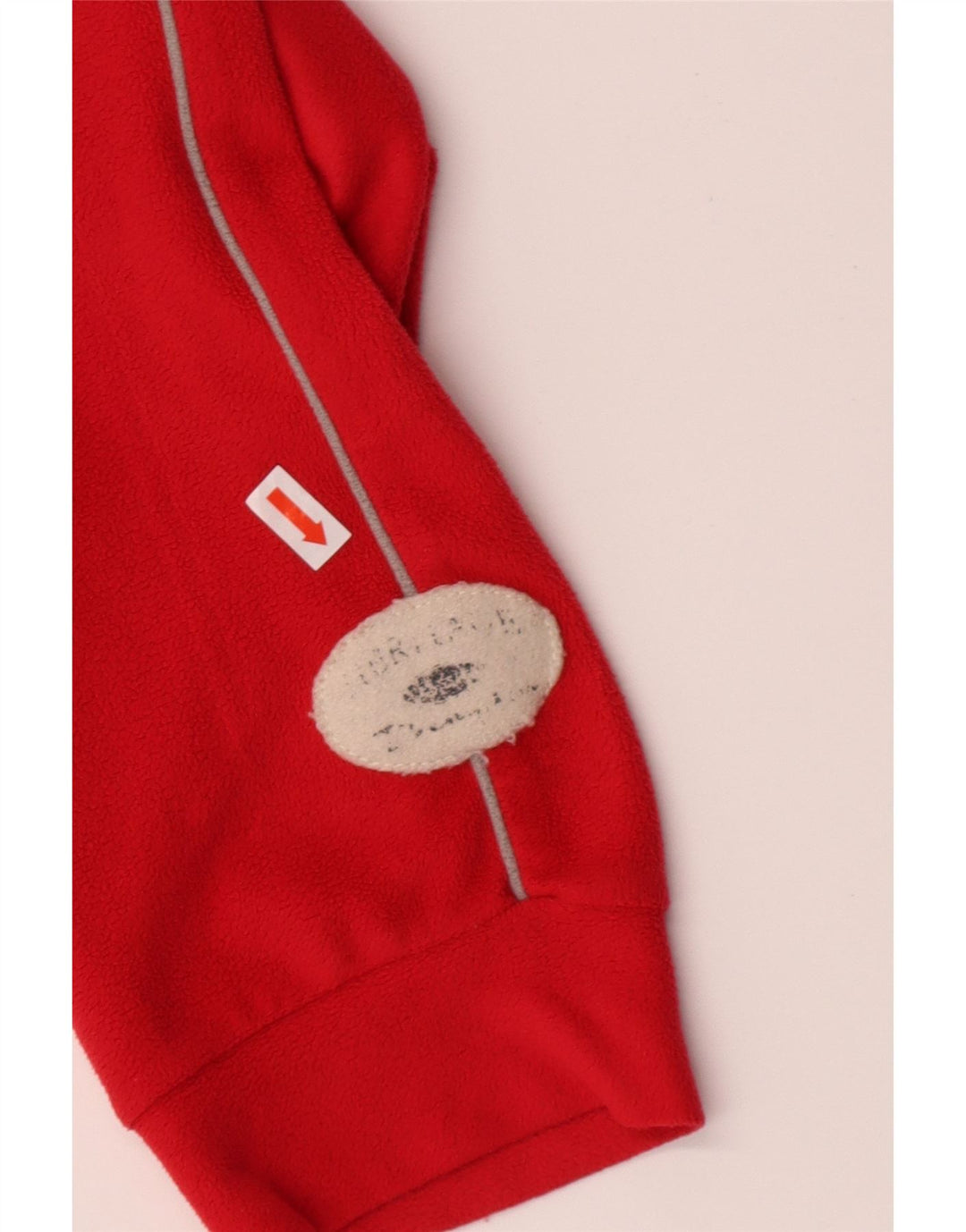 CHAMPION Boys Fleece Jacket 15-16 Years 2XL Red Polyester