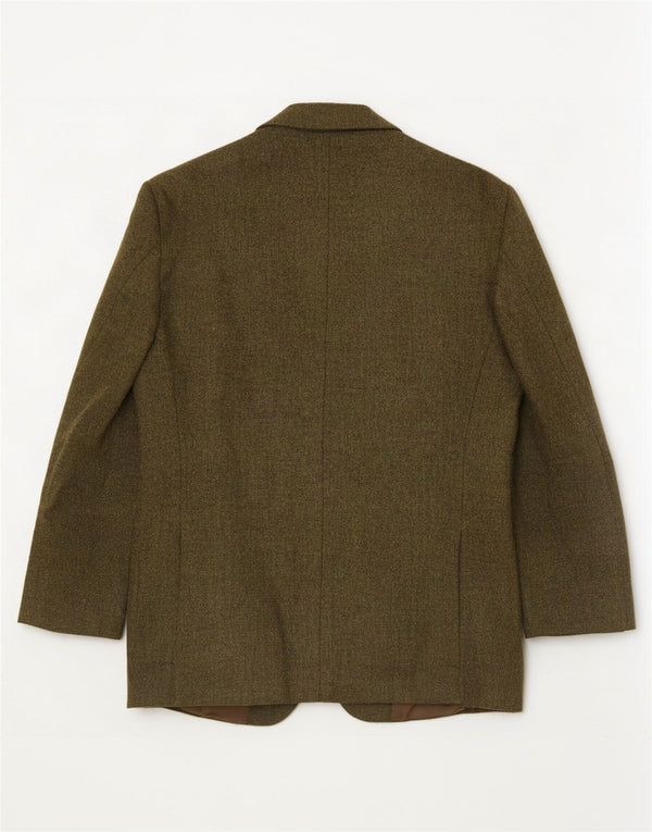 Jachetă Blazer Bărbați Duca Visconti 3 Nasturi IT 48 Medium Kaki Lână