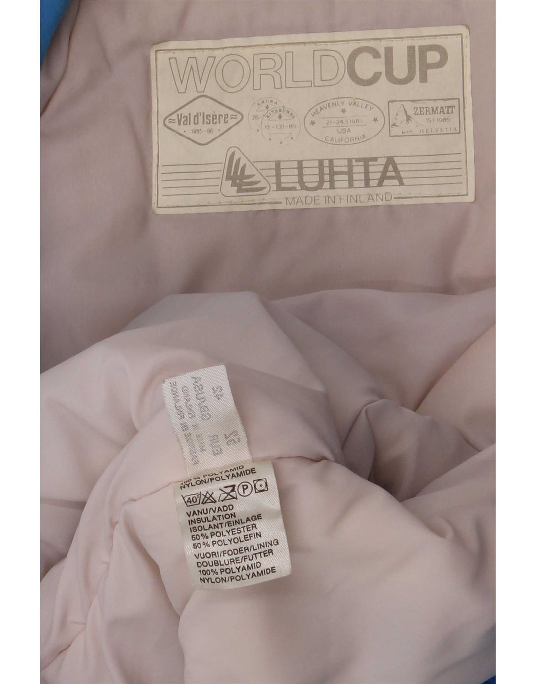 Luhta Herren Skijacke UK 42 XL Blau Polyamid