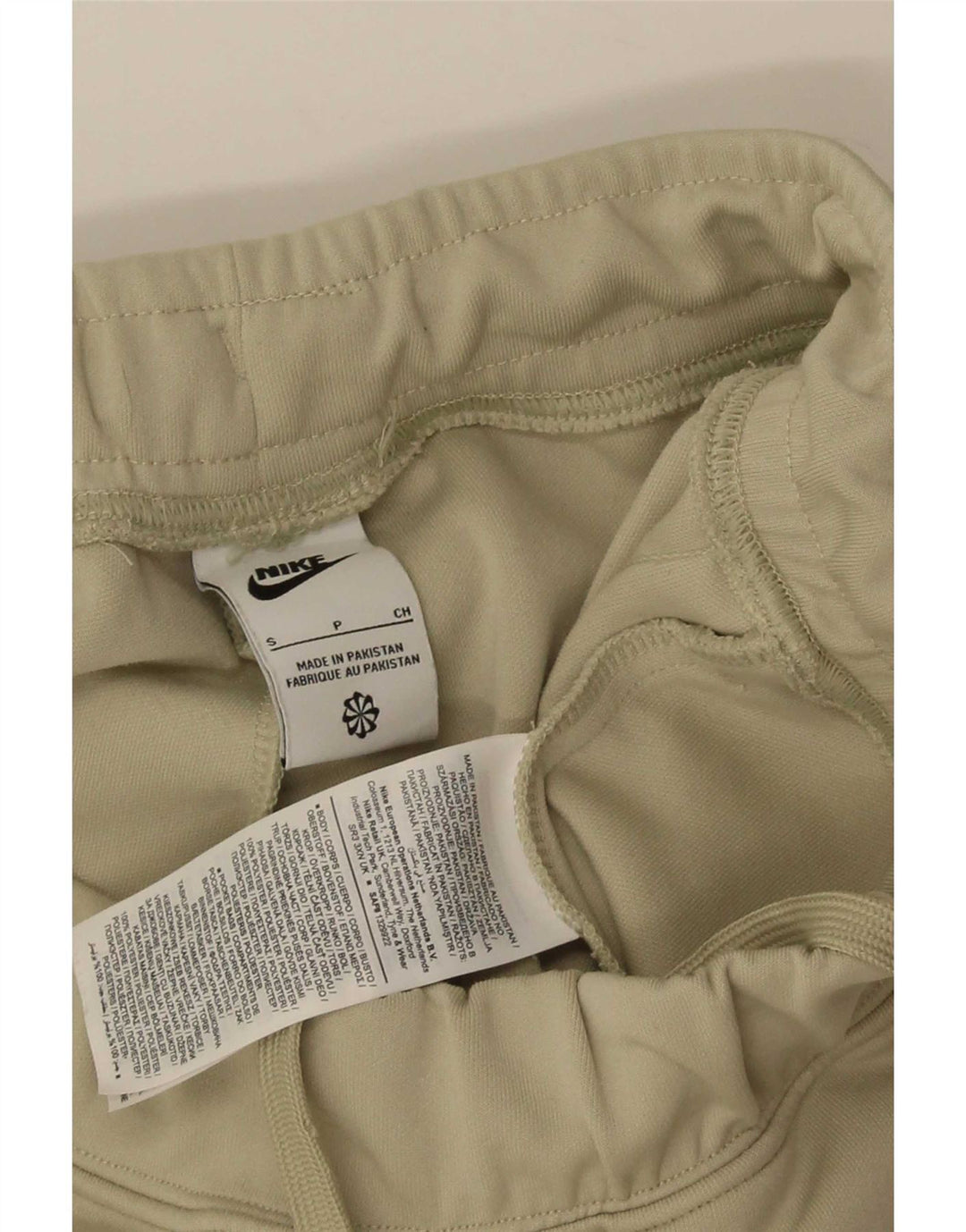 Męskie spodnie dresowe Nike Joggery Mały beżowy poliester z blokami kolorów