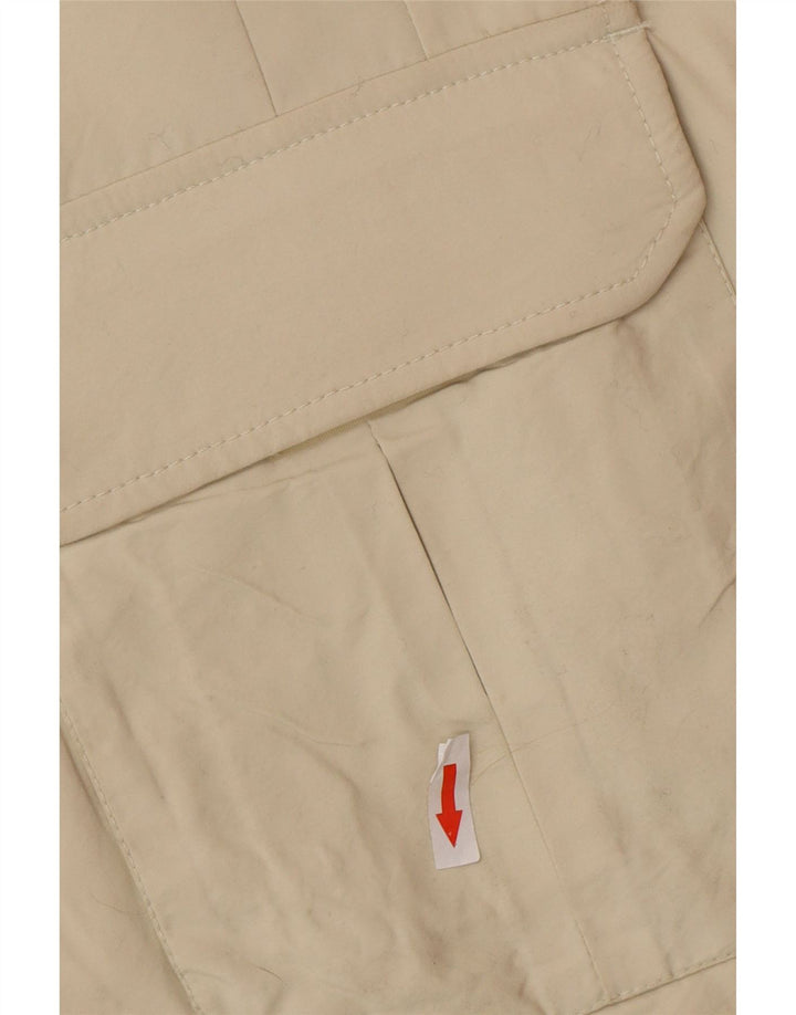 Blauer Womens Military Padded Jacket UK 18 XL Beige Nylon