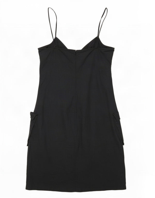 Calvin Klein Jeans Dame Slip Dress UK 18 XL sort hør
