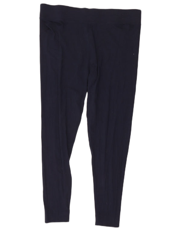 Leggings da donna Marks & Spencer UK 18 XL viscosa blu navy