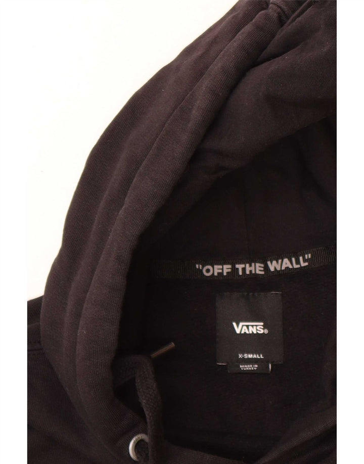 Vans Mens Graphic Hoodie Jumper XS Black