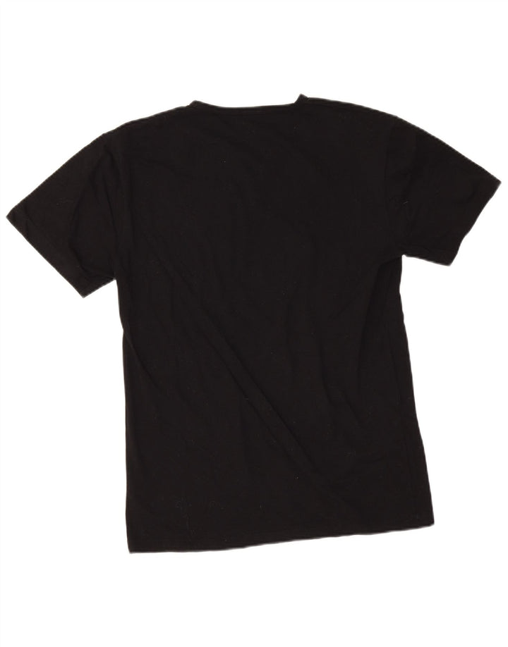 T-shirt da donna Kappa Top UK 12 medio nero cotone