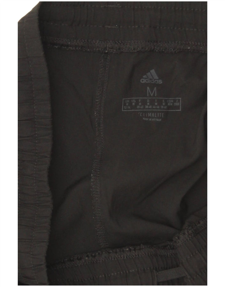 Adidas Womens Climalite Sportshorts UK 12/14 Medium Black Polyester