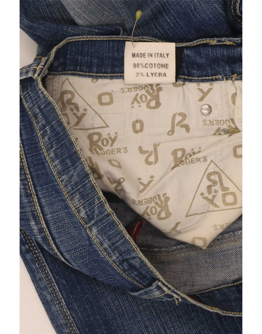 Roy Rogers Straight Jeans til mænd W33 L36 blå bomuld