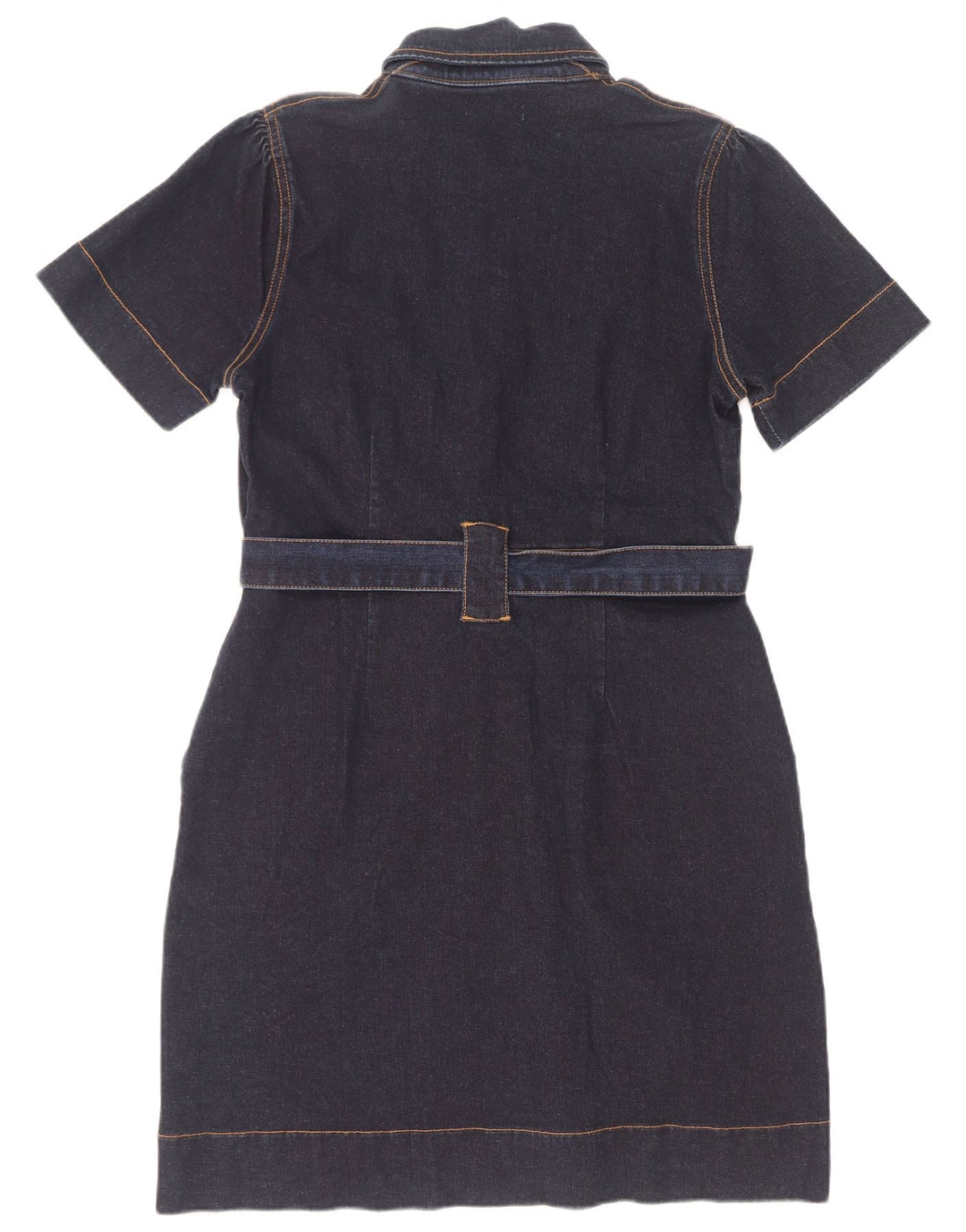Oasis Womens Denim Dress UK 12 Medium Navy Blue Cotton