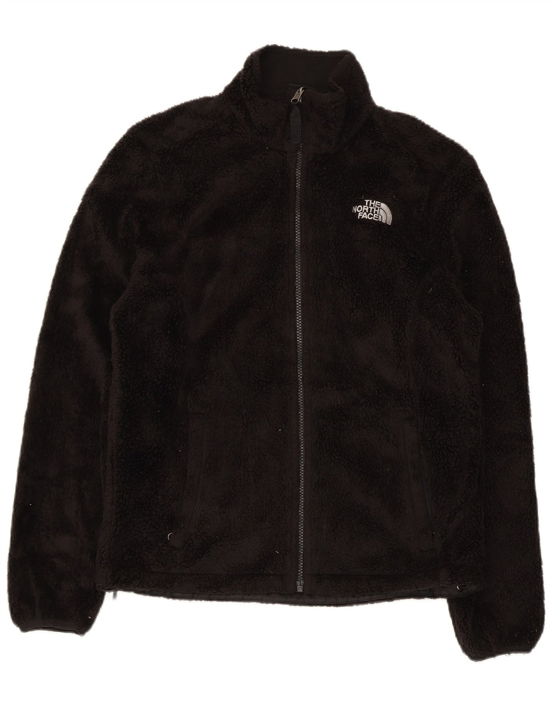 The North Face Womens Fleece Jacket UK 10 Small Black Polyester