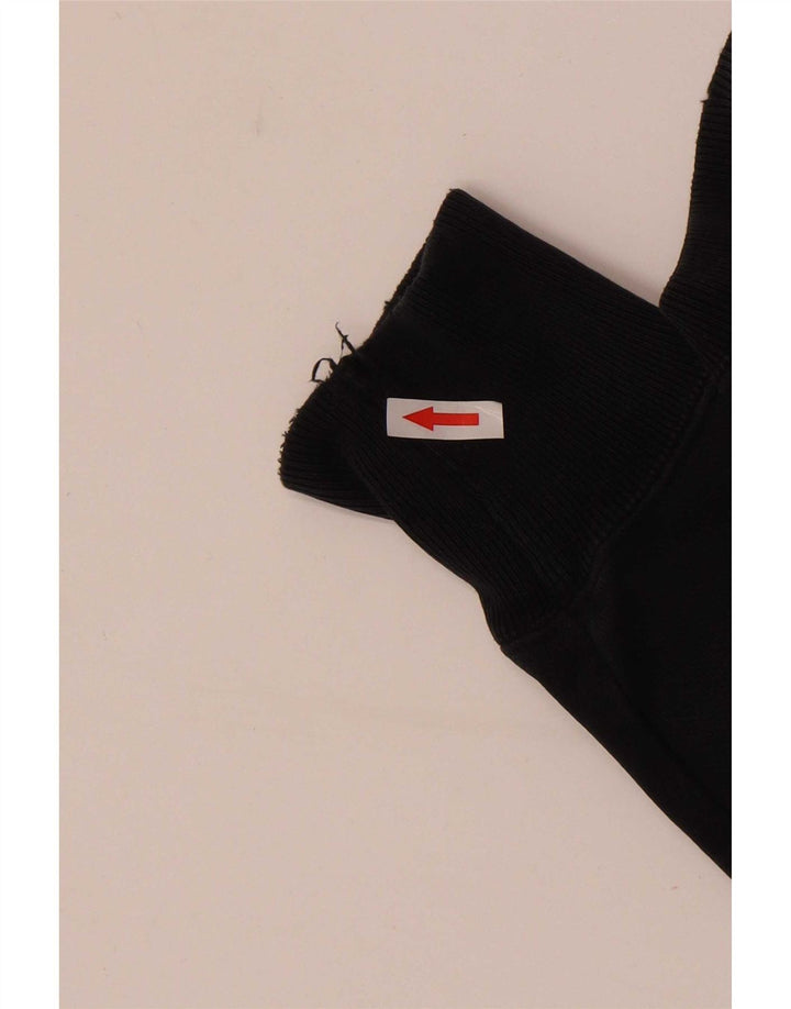 Champion Mens Sweatshirt Jumper XS Black Cotton