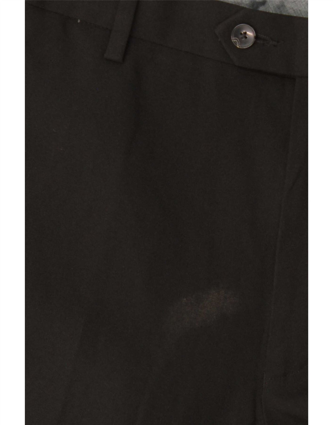 Marks & Spencer Mens Regular Suit Trousers W40 L31 Black Polyester