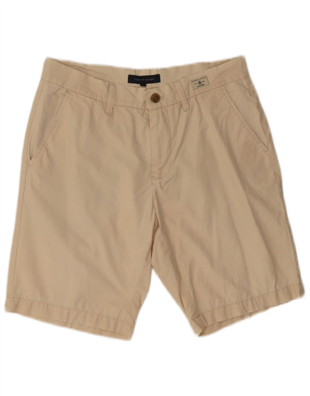 Tommy Hilfiger Womens Chino Shorts W32 Large Beige