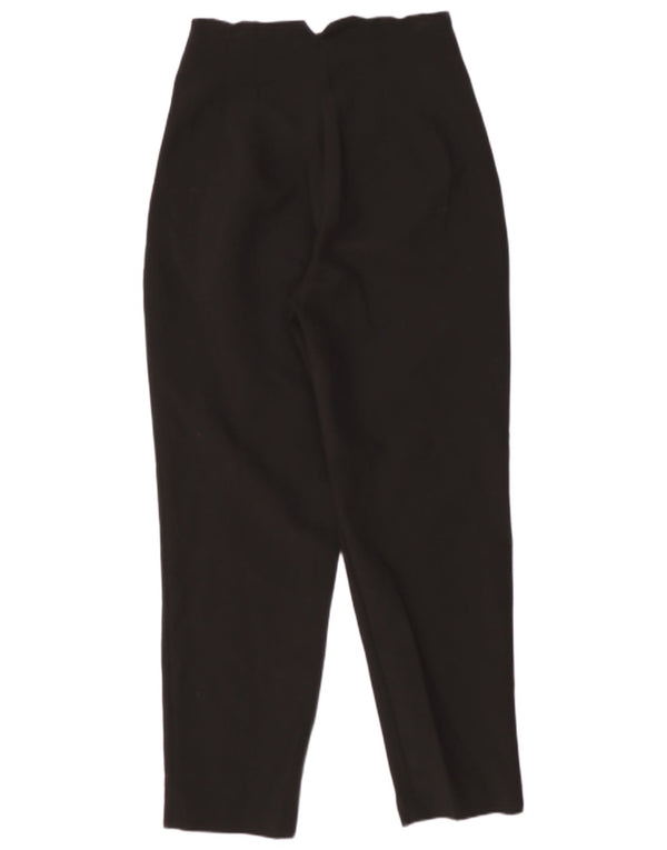 Zara bukser med høj talje til kvinder Small W26 L26 sort polyester