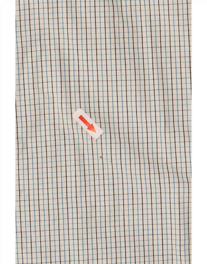 Camicia slim fit grafica da uomo O'Neill in cotone a quadri blu medio