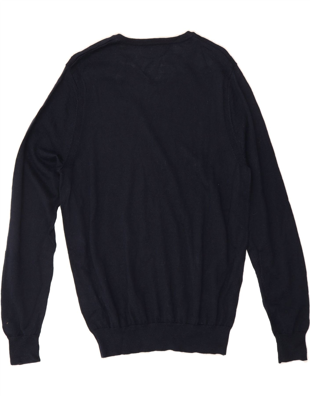 DACK'S Boys V-Neck Jumper Sweater 15-16 Years XL Navy Blue Wool Vintage Dack's and Second-Hand Dack's from Messina Hembry 