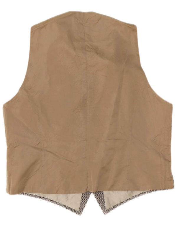 Vintage vest til mænd, stor grå, geometrisk