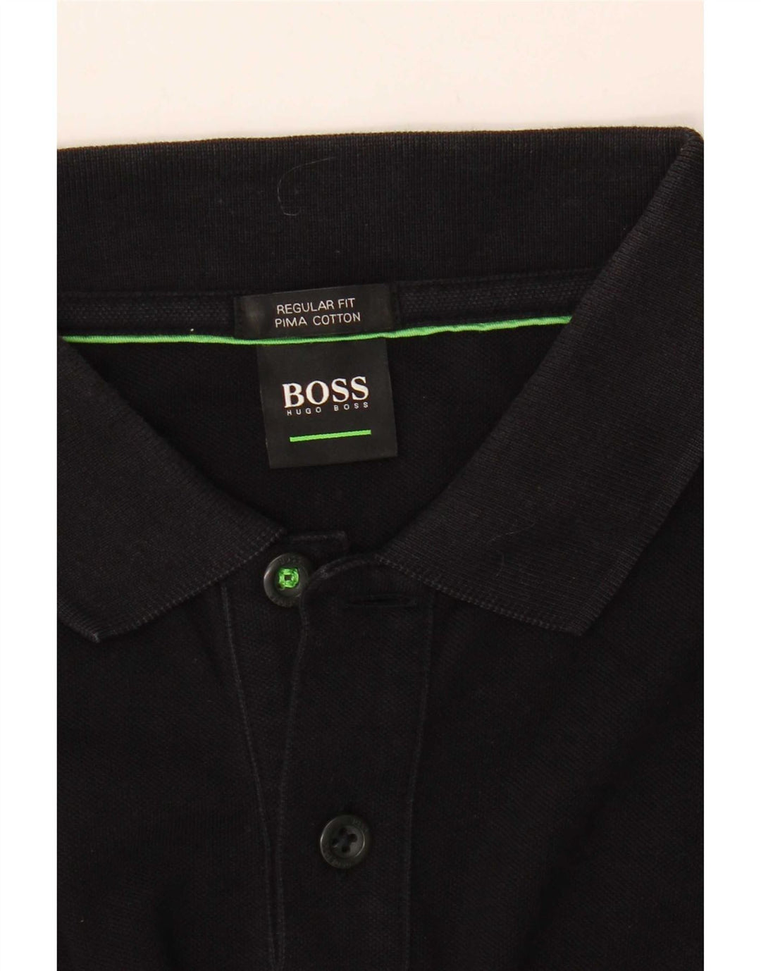 Męska koszulka polo o regularnym kroju Hugo Boss, średnia czarna